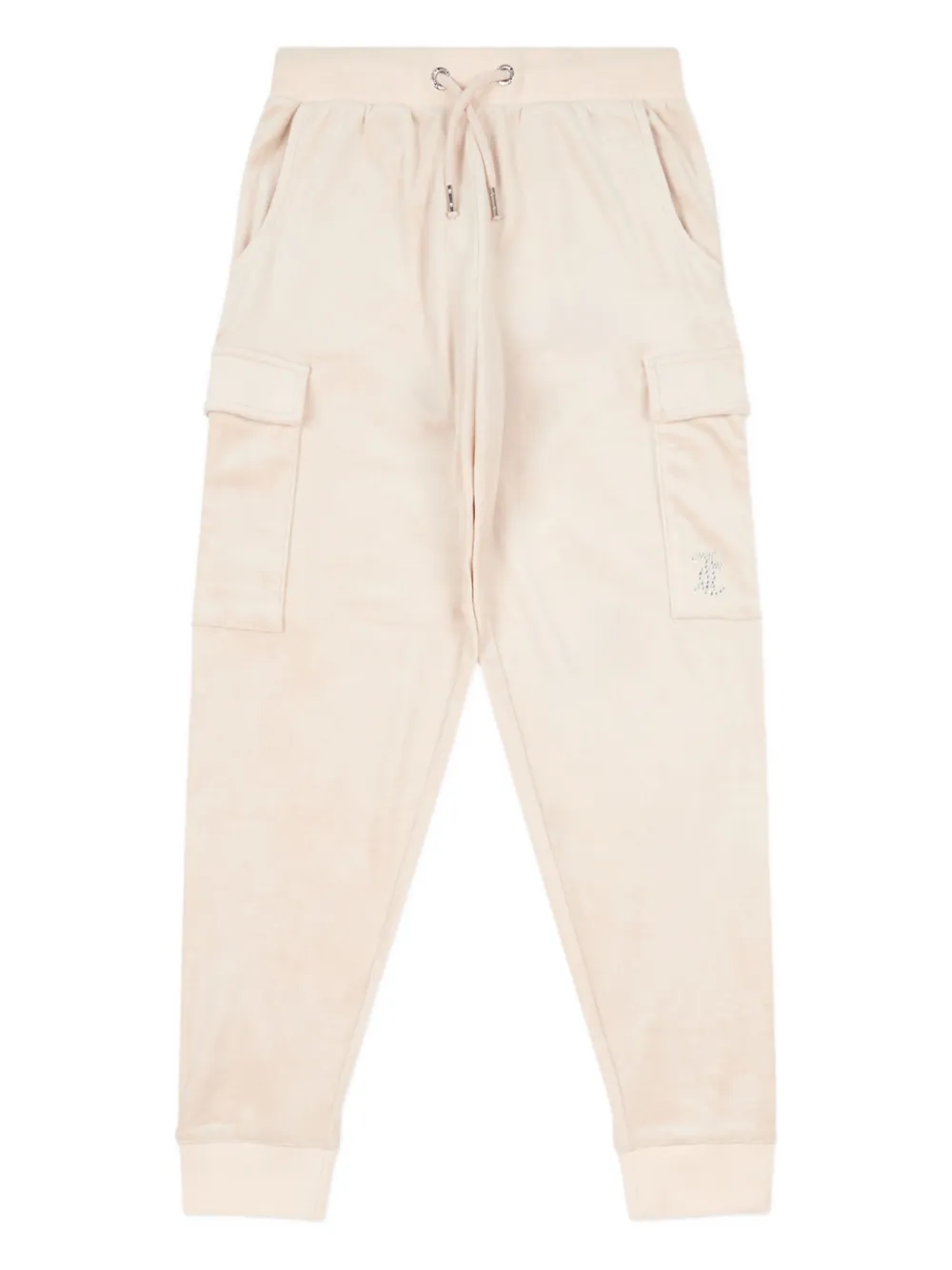 Juicy Couture Kids Cargo broek met logo Beige
