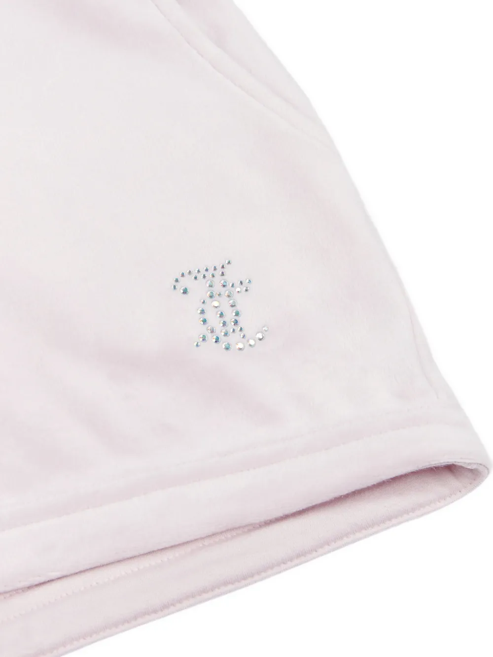 Juicy Couture Kids Shorts met logo van studs Paars