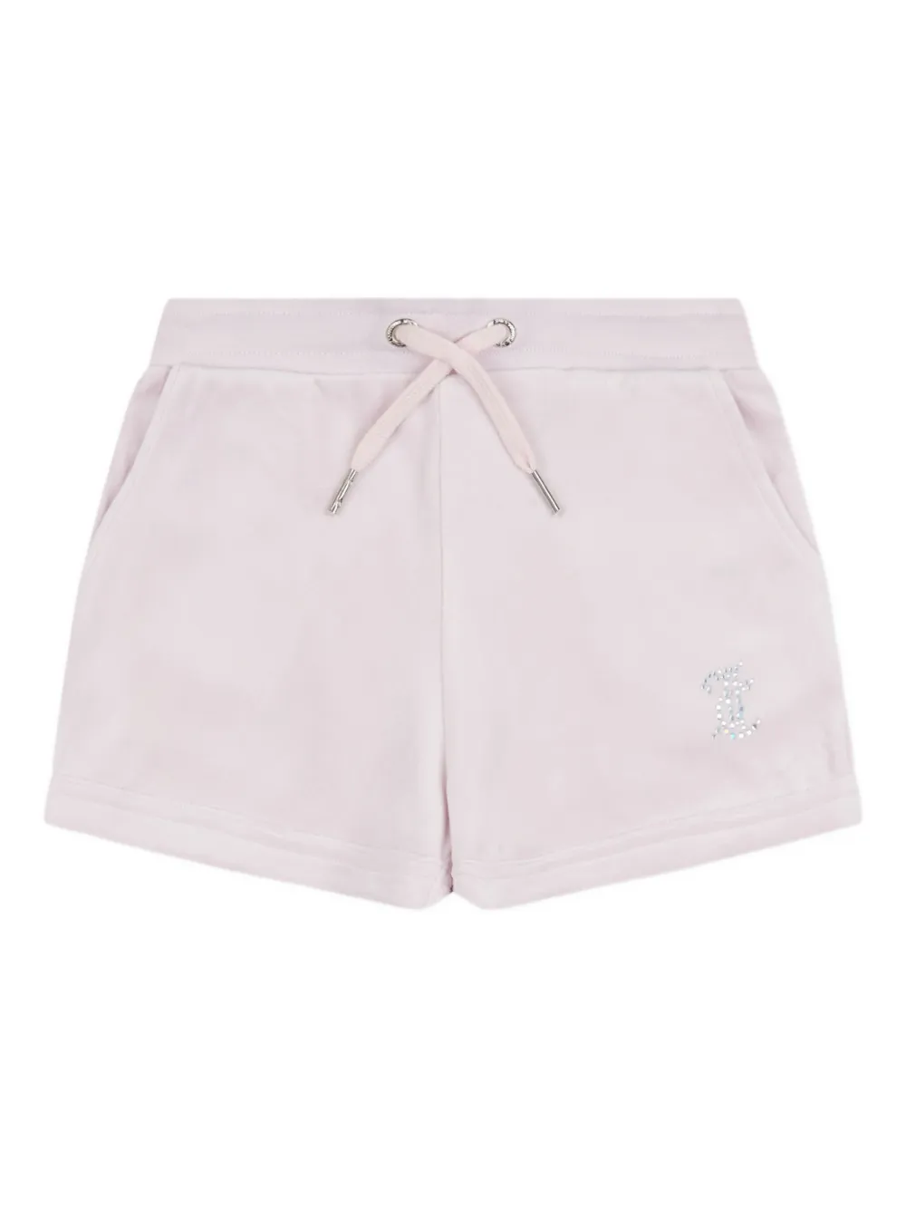 Juicy Couture Kids Shorts met logo van studs Paars