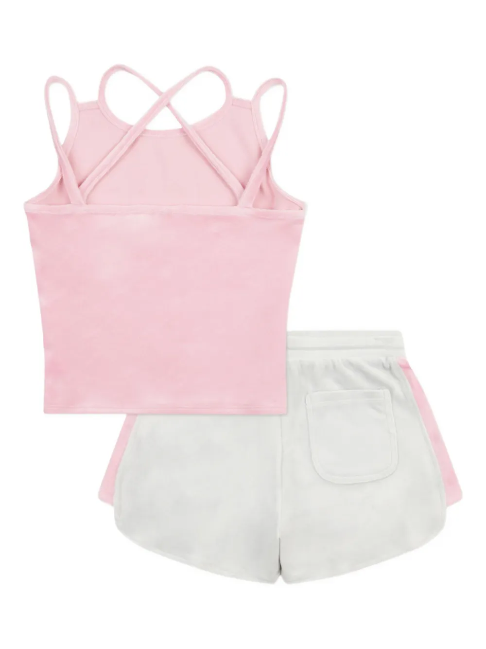 Juicy Couture Kids Shorts verfraaid met stras Roze