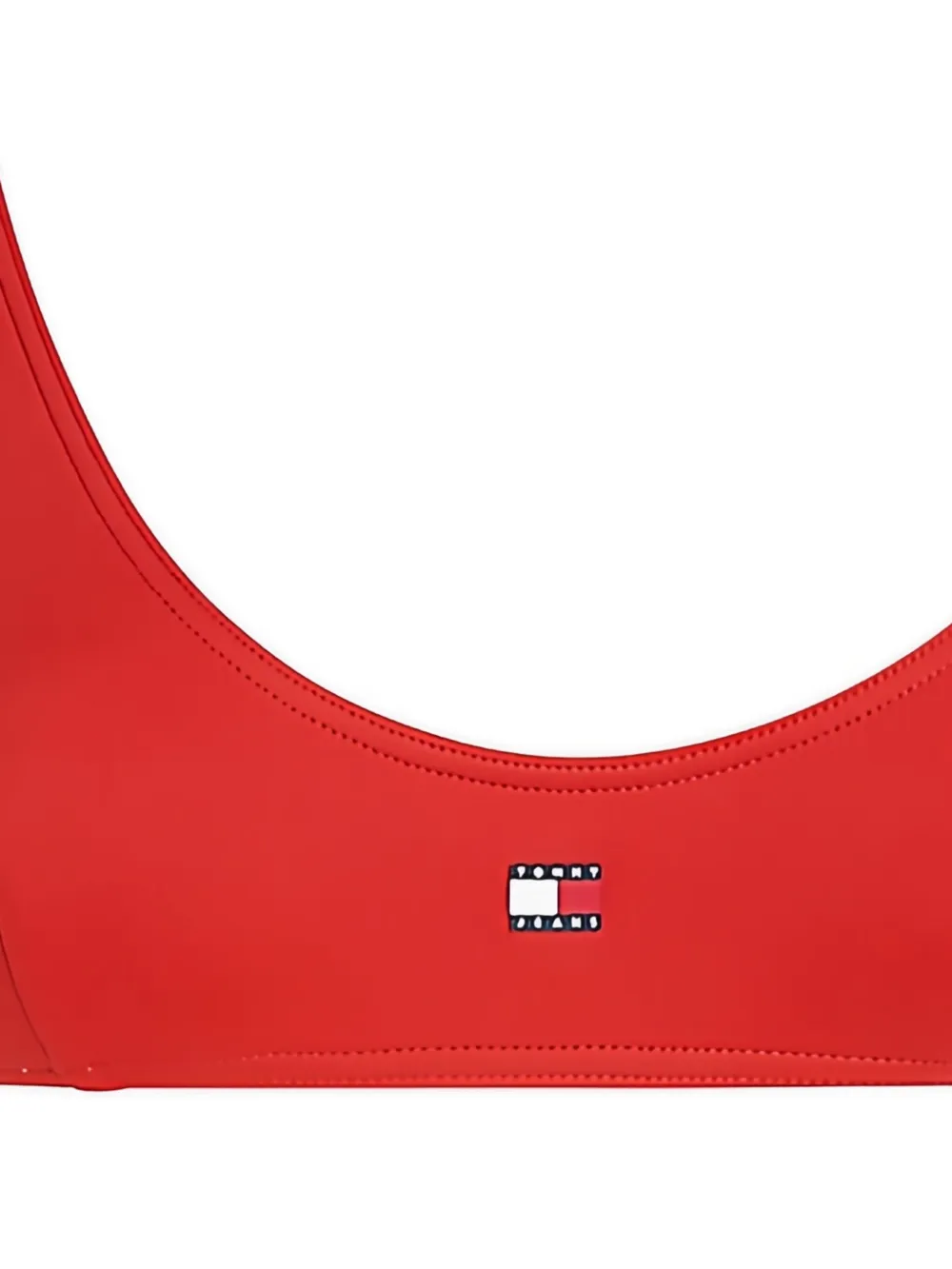 Tommy Jeans Bikinitop met logoprint Rood