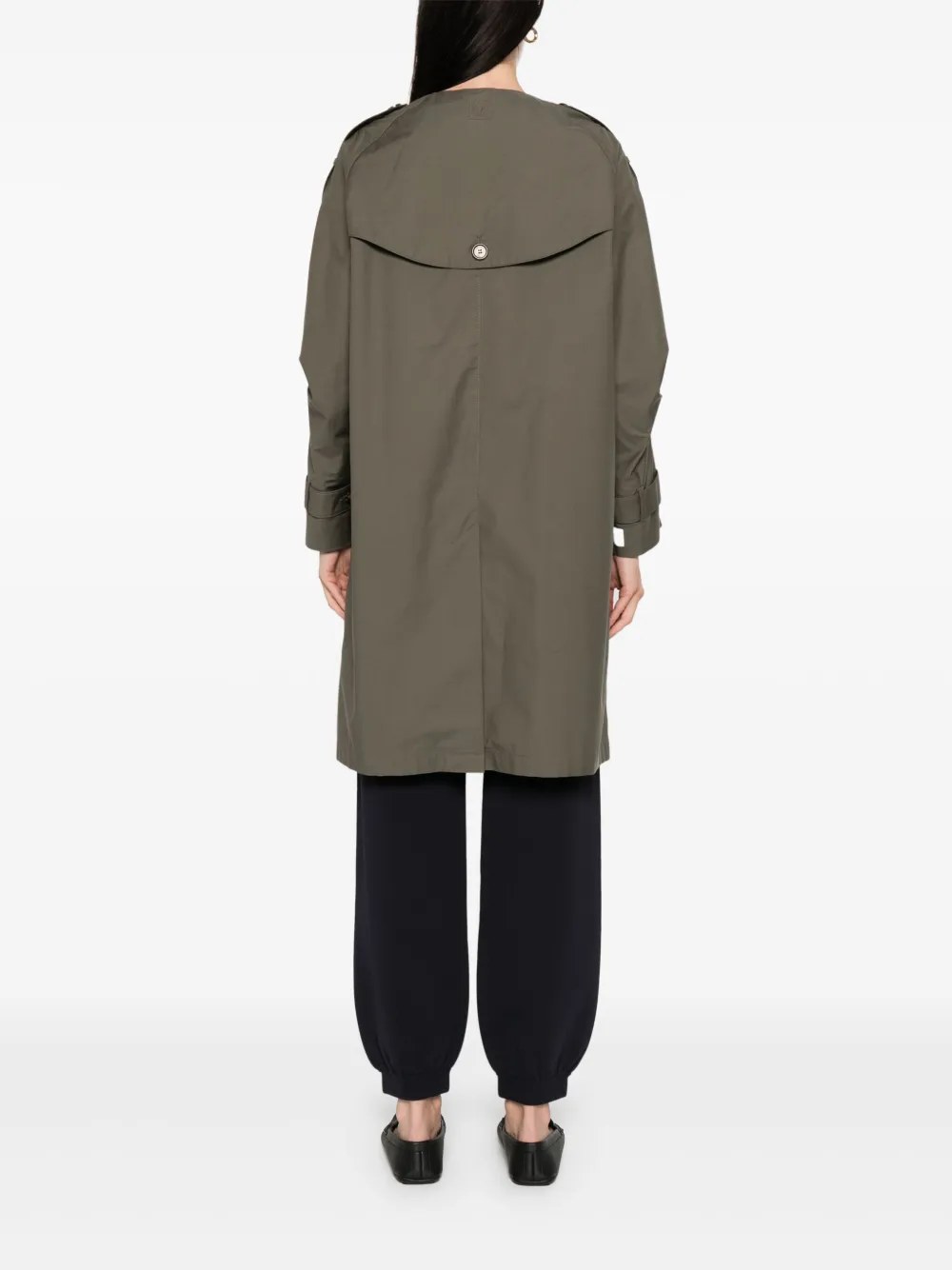 Shop Max Mara Jasmine Coat In Green