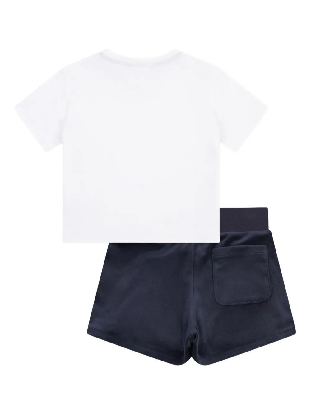 Juicy Couture Kids Trainingspak met logo Blauw