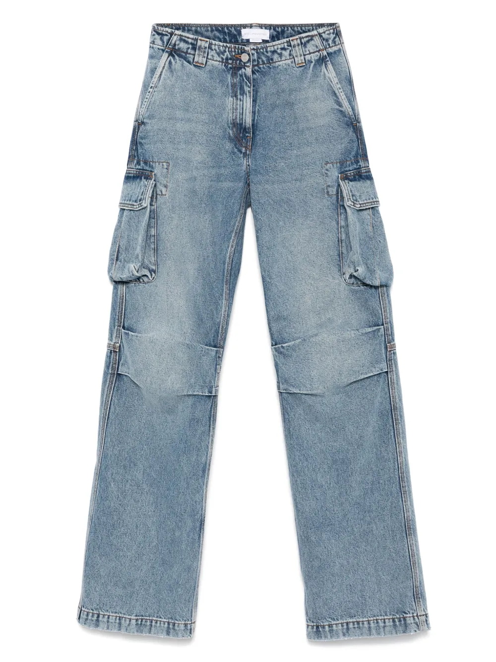 straight-leg cargo jeans