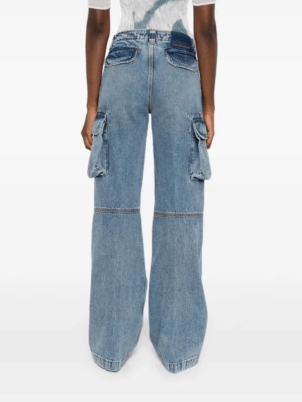 【送料&関税込】Stella McCartney Straight Cargo Jeans Stella McCartney straight-leg Cargo Jeans | Blue | FARFETCH