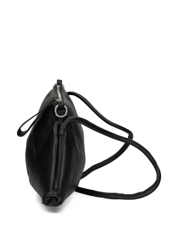 Vic Matie / ショルダーバッグ/レザー/GRY/無地 Vic Matie レザーショルダーバッグ | ブラック | FARFETCH JP