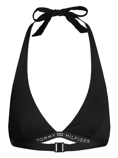 Tommy Hilfiger top de bikini con logo estampado