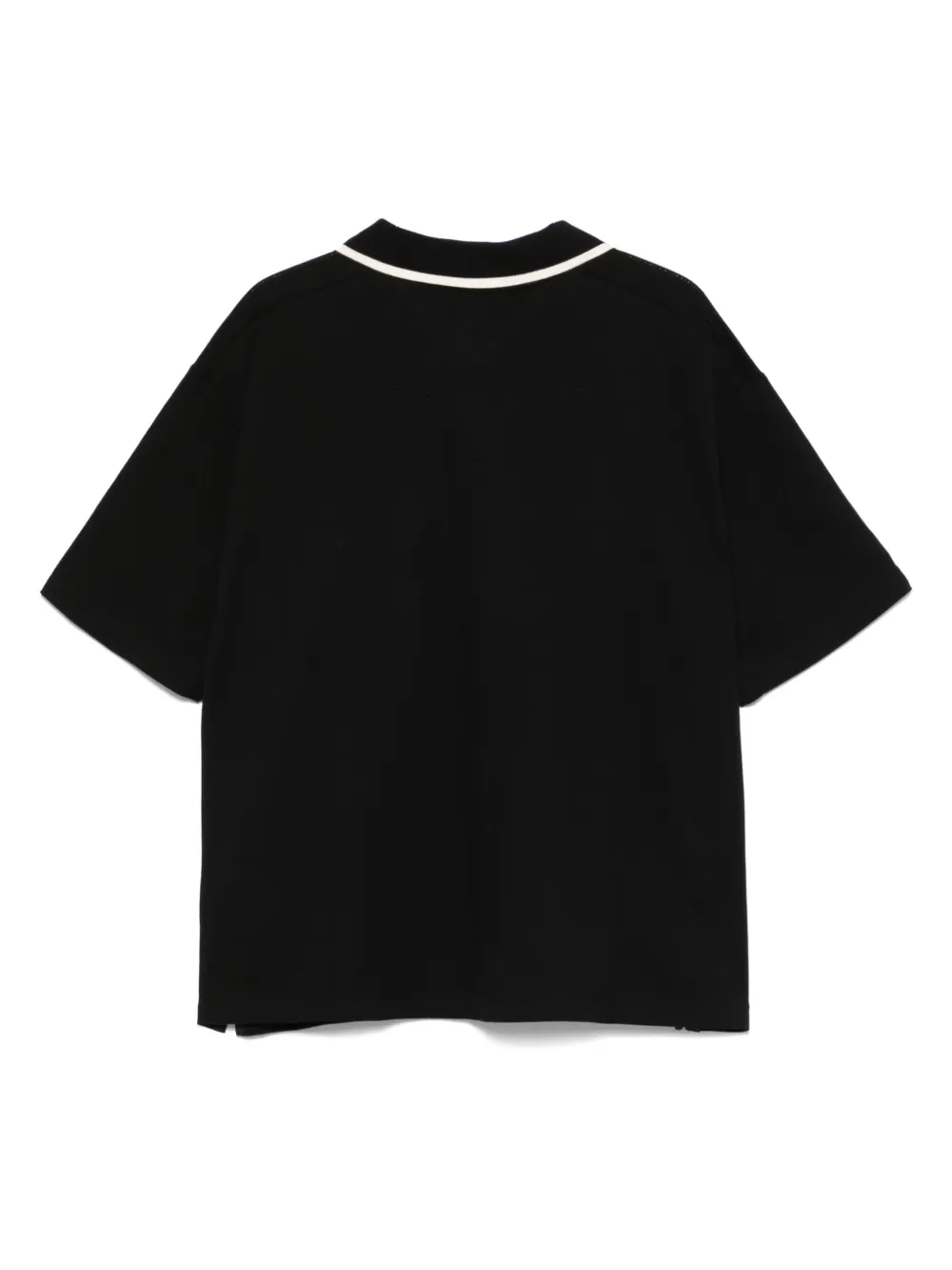 Tommy Hilfiger Polotop met logo - Zwart