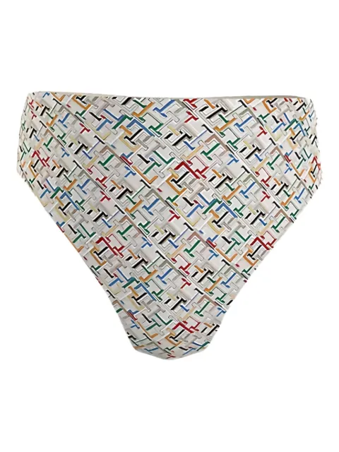 Tommy Hilfiger bikini bottom con monograma estampado