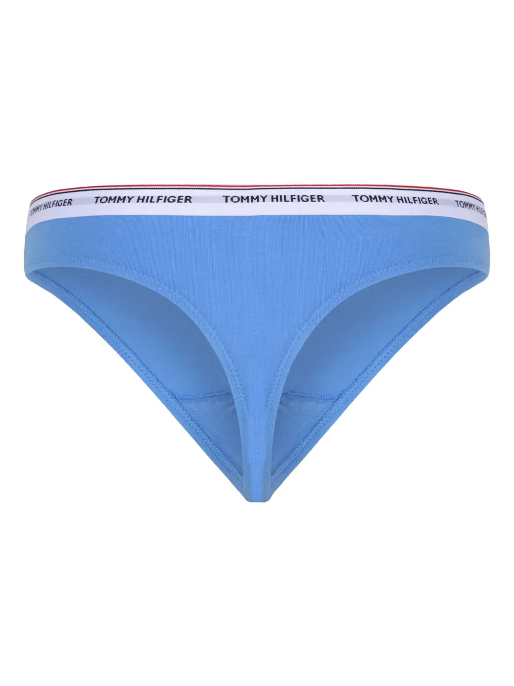 Tommy Hilfiger Drie strings met logoband Rood