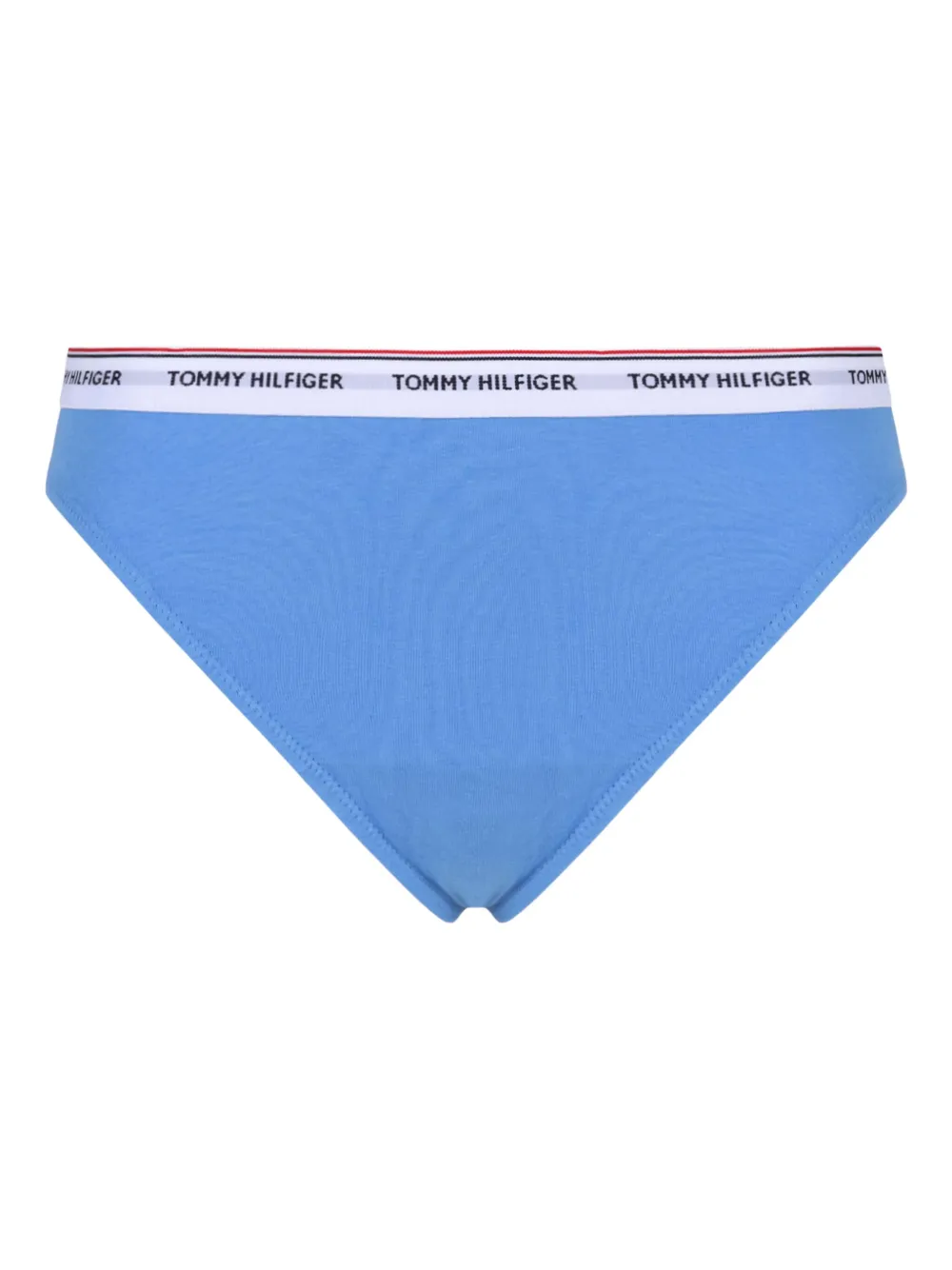 Tommy Hilfiger Drie strings met logoband Rood