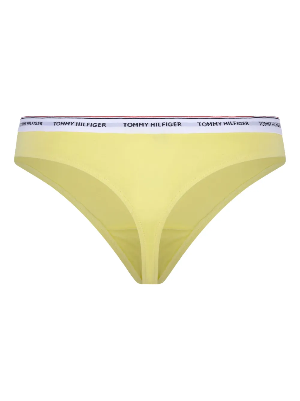 Tommy Hilfiger Drie strings met logoband Blauw