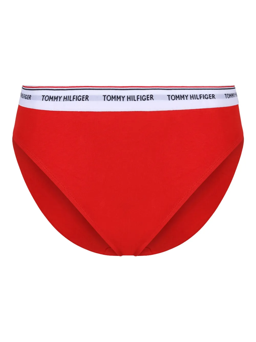 Tommy Hilfiger Drie slips met logoband Rood