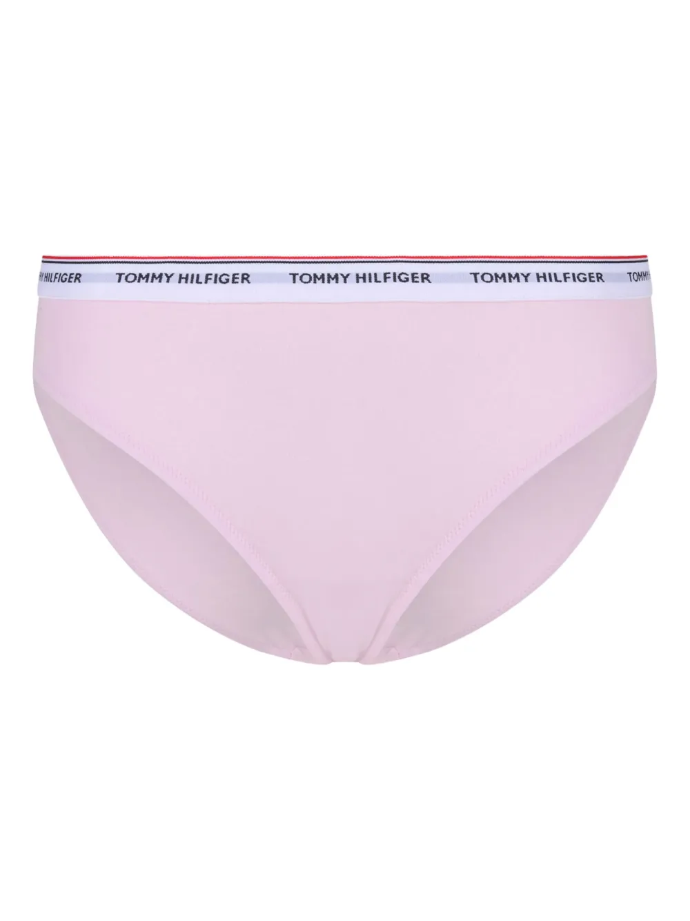 Tommy Hilfiger Drie slips met logoband Rood