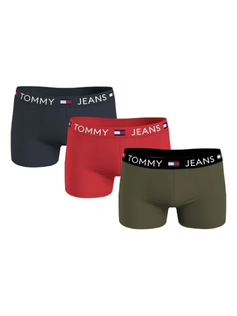 Tommy Jeans pack de tres bóxeres con logo en la pretina