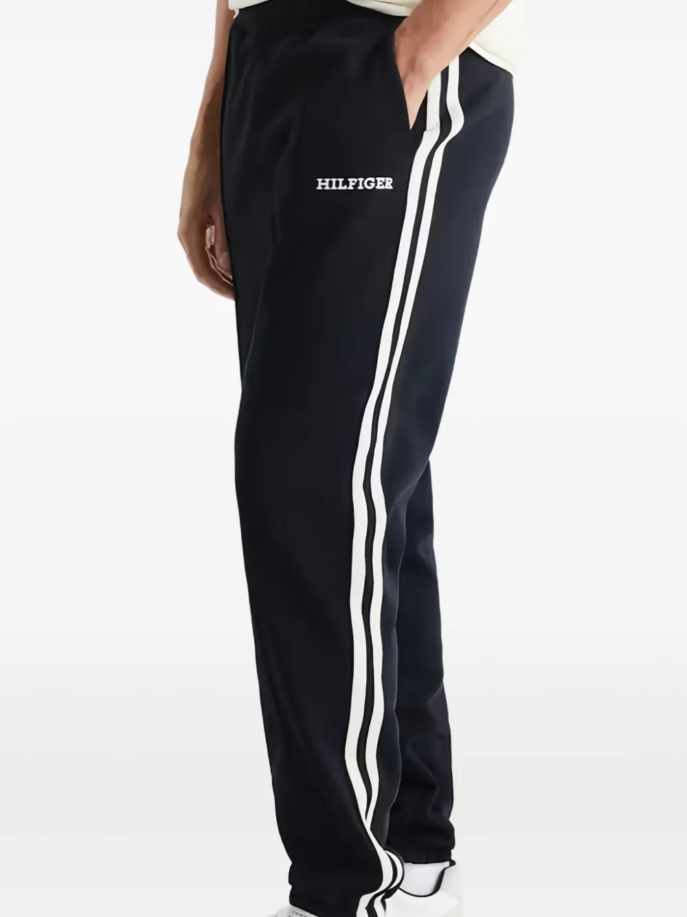 Tommy Hilfiger stripe-detail track pants | Blue | Image 1