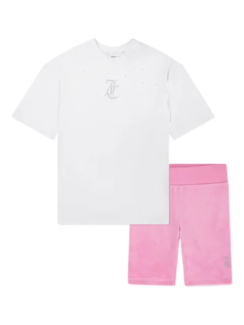 Juicy Couture Kids logo-studded tracksuit set