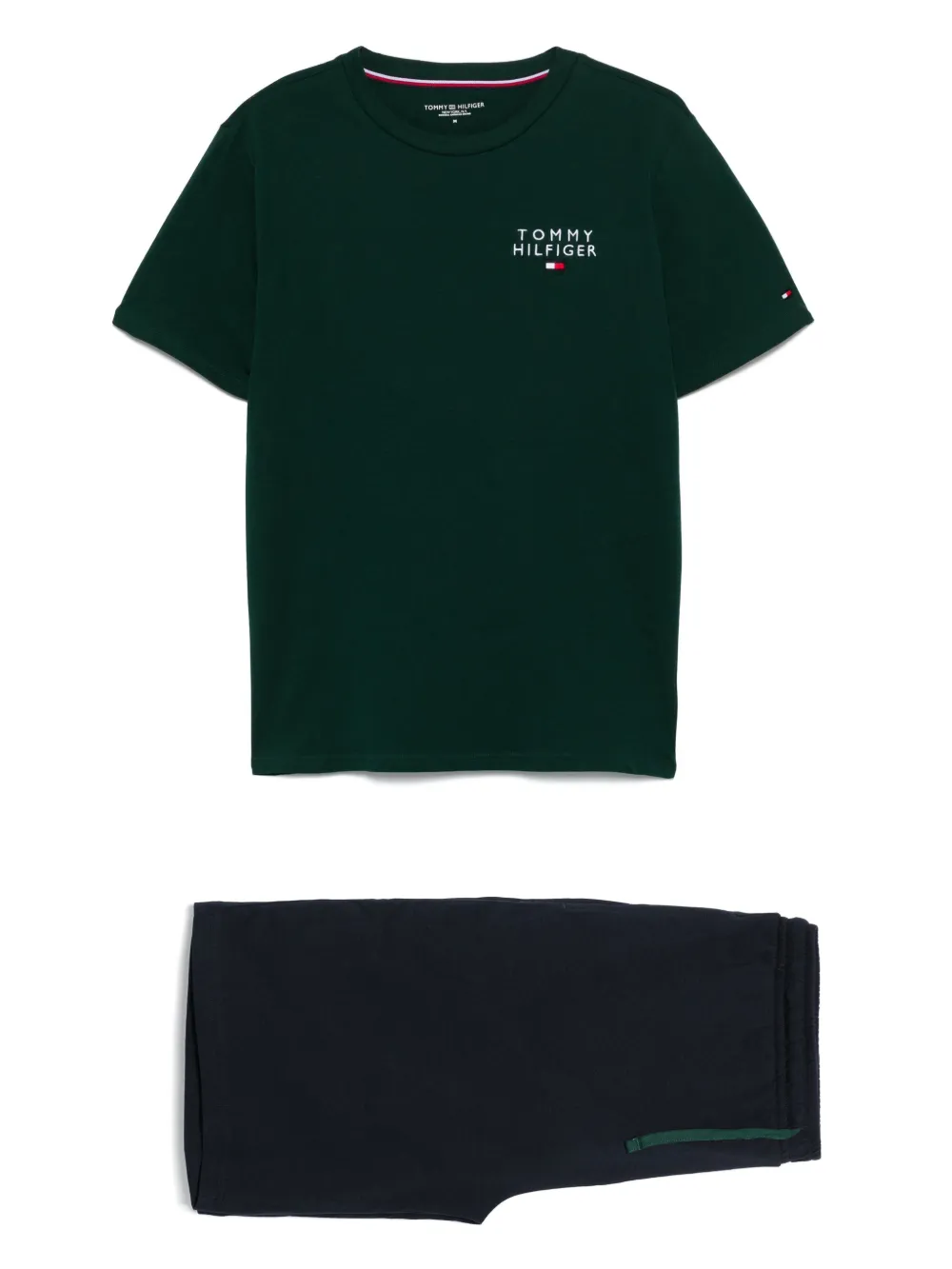 logo-embroidered T-shirt