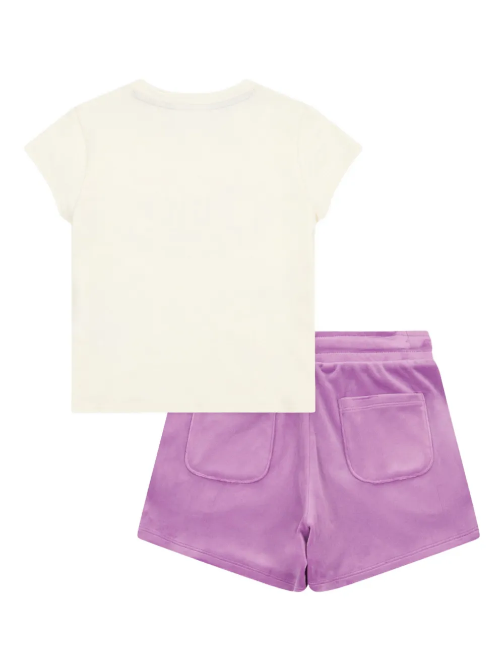 Juicy Couture Kids Shorts verfraaid met stras Wit