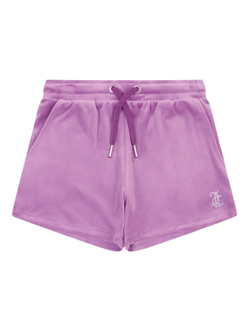 Juicy Couture Kids Shorts verfraaid met stras Wit
