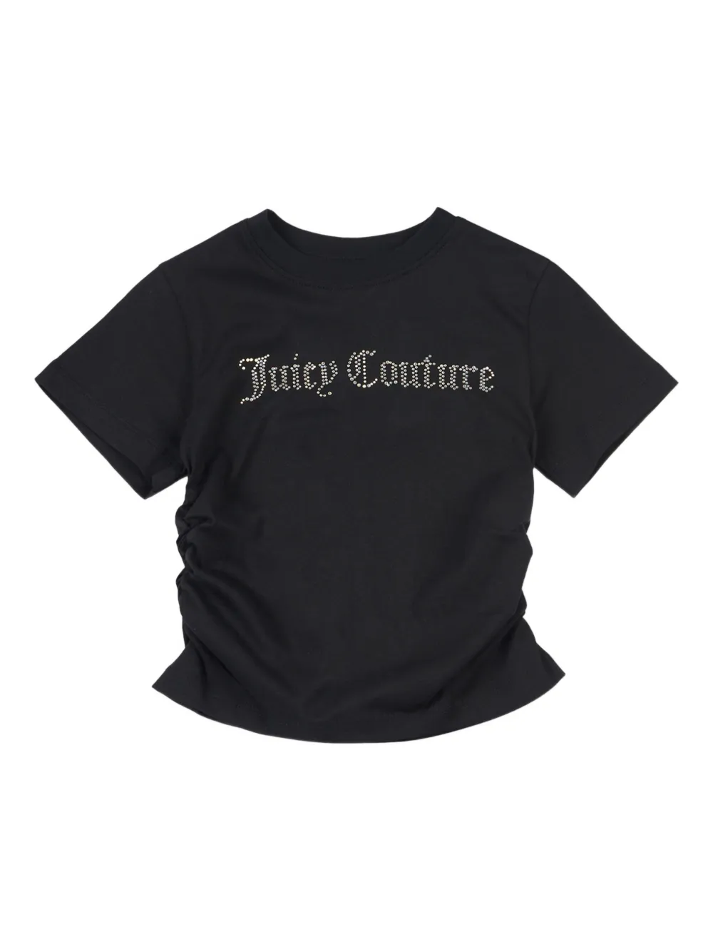 Juicy Couture Kids T-shirt met stras Zwart