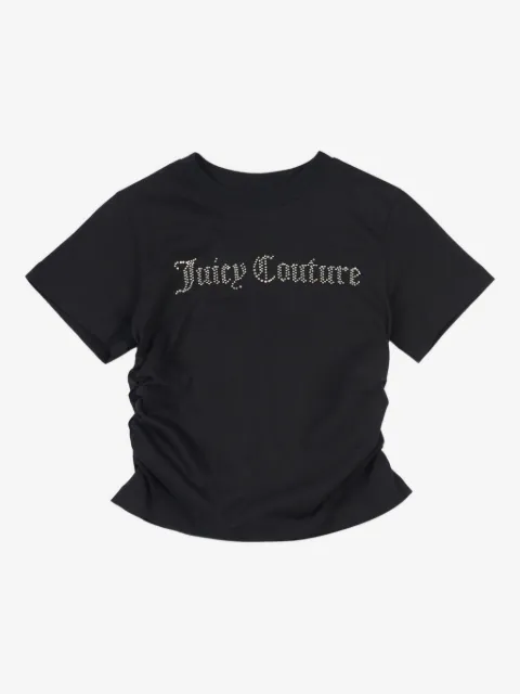 Juicy Couture Kids playera con detalles de strass