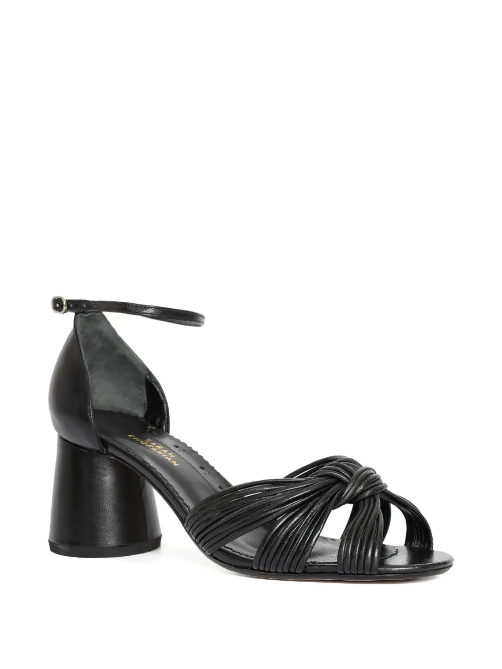 Sarah Chofakian 65mm Ocean sandals Black