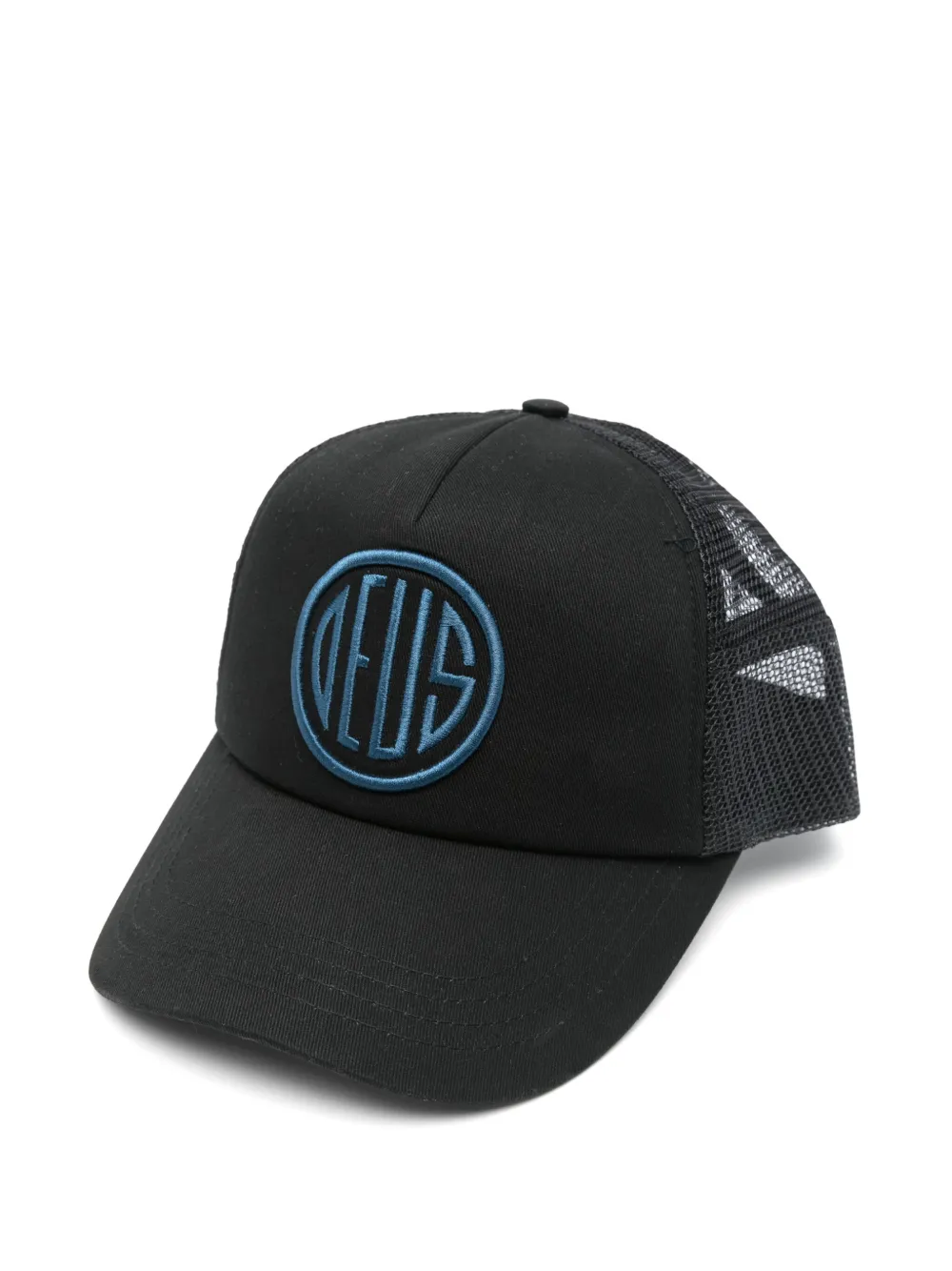 Deus Ex Machina logo-embroidered cap | Black | Image 1