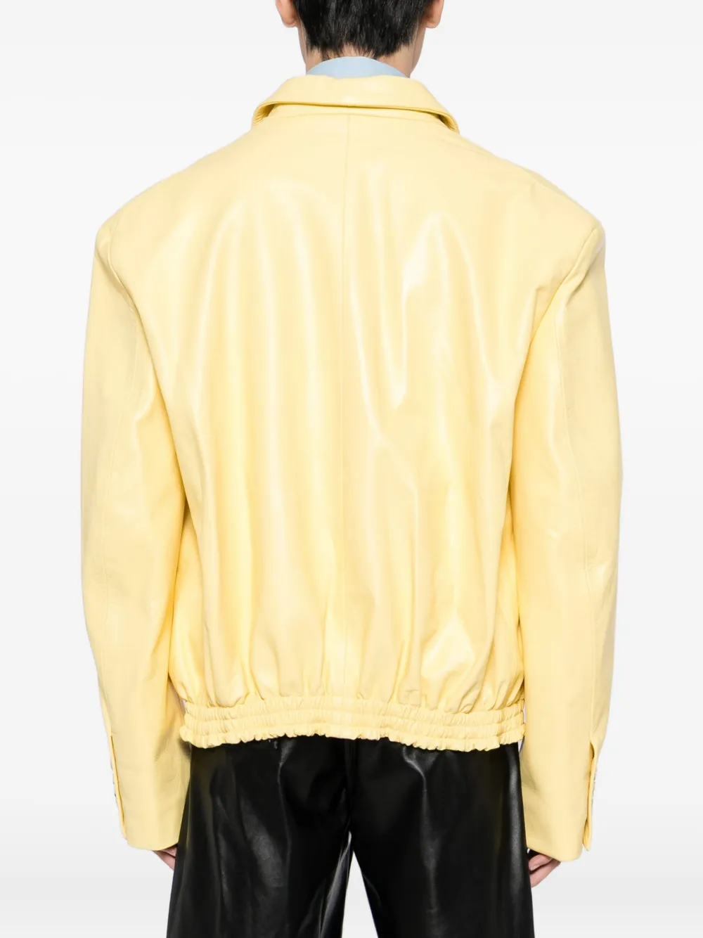 Martine Rose Blazer met dubbele rij knopen Geel