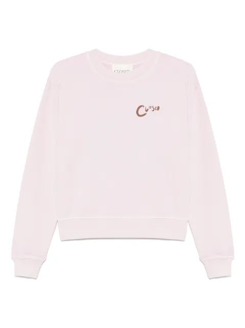Closed sudadera con logo bordado