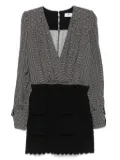 Elisabetta Franchi polka dot-print dress - Black