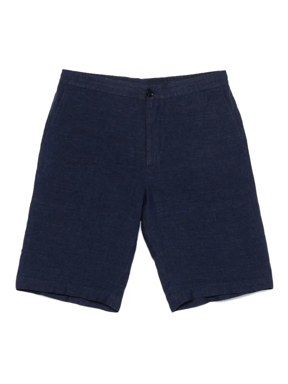 Zegna Linnen shorts Blauw