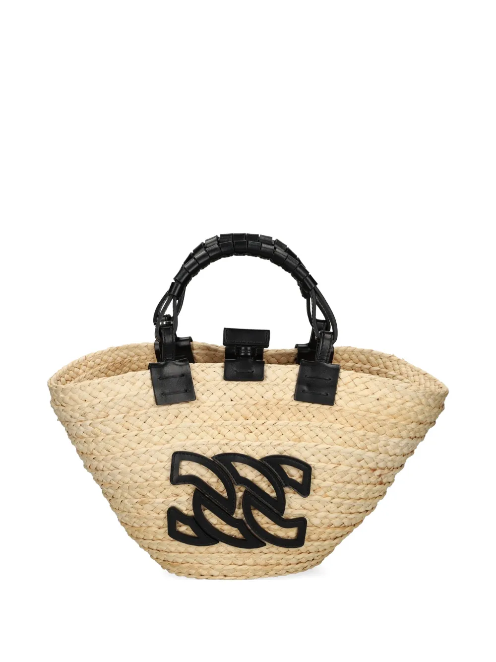 Casadei Geweven shopper Beige