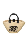 Casadei woven tote bag - Neutrals