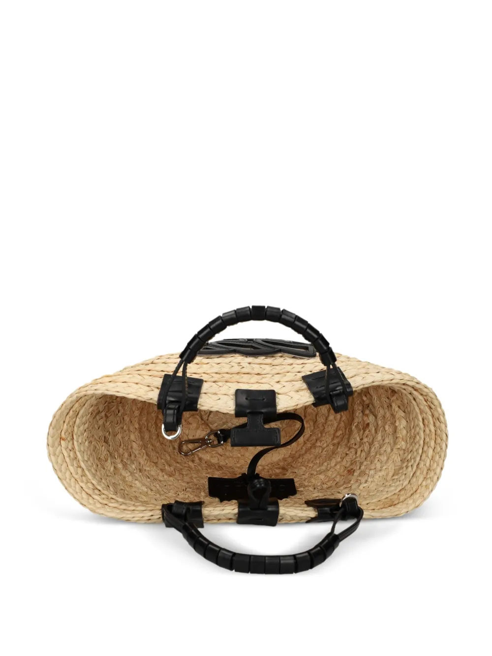 Casadei Geweven shopper Beige