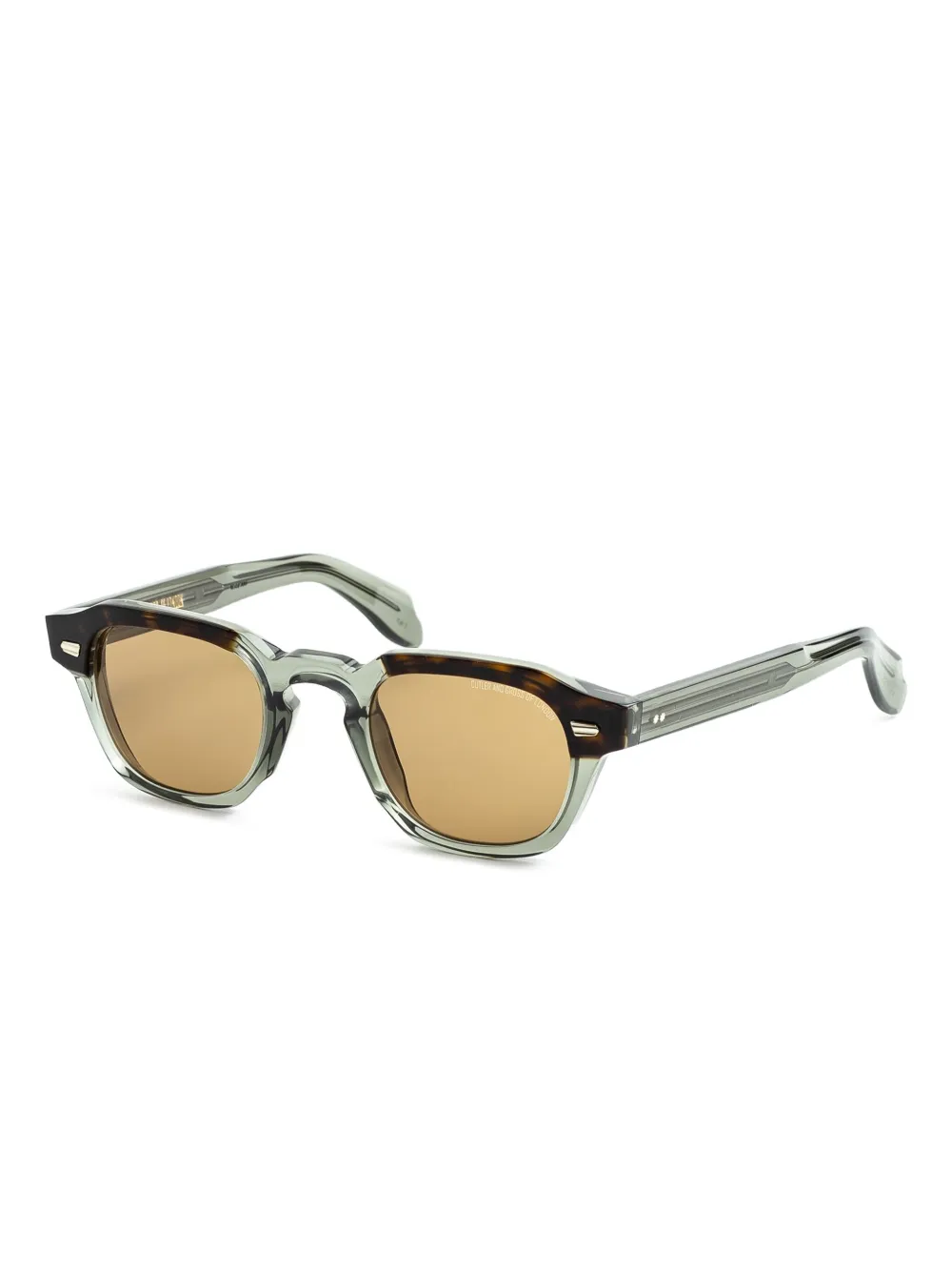 Cutler And Gross Colour-block Sunglasses In Brown
