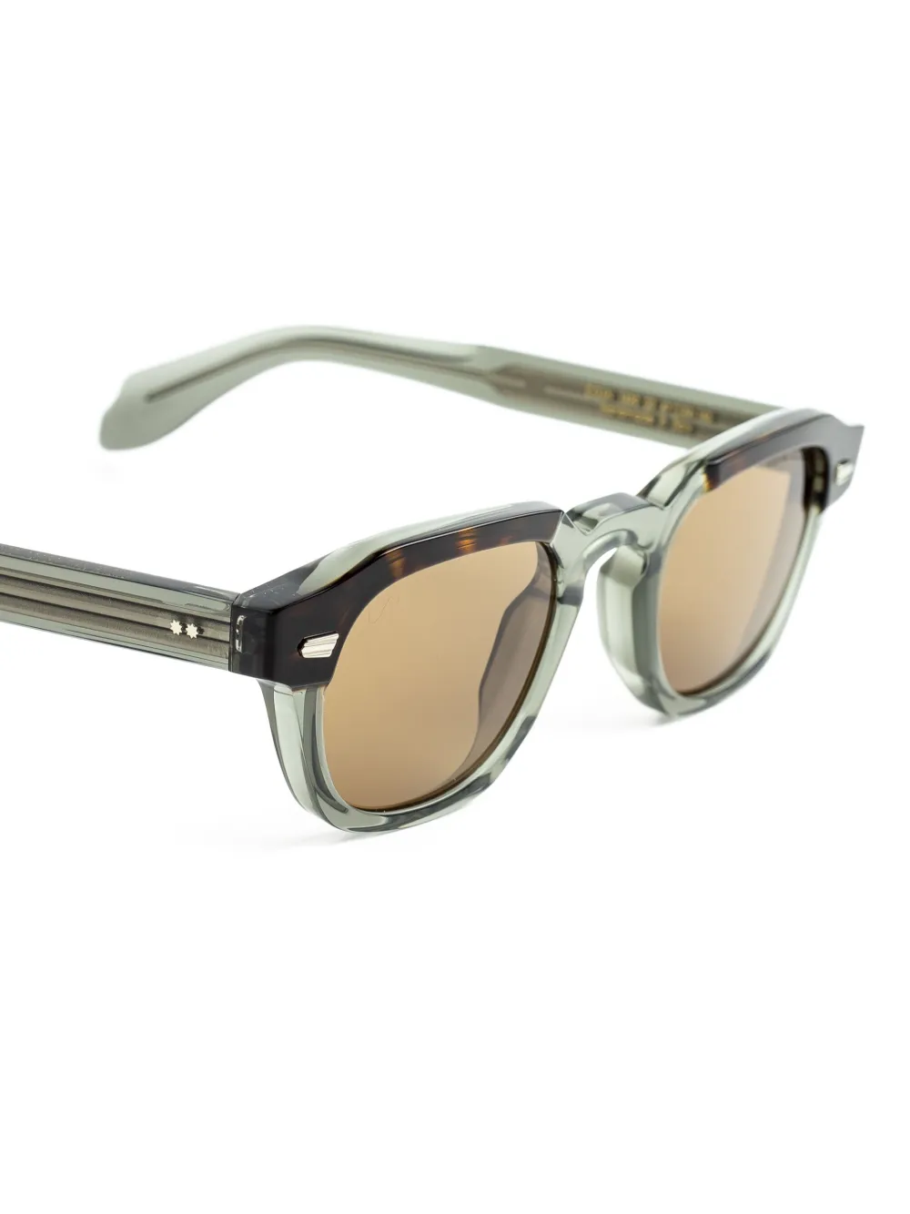 Cutler And Gross Colour-block Sunglasses In Brown