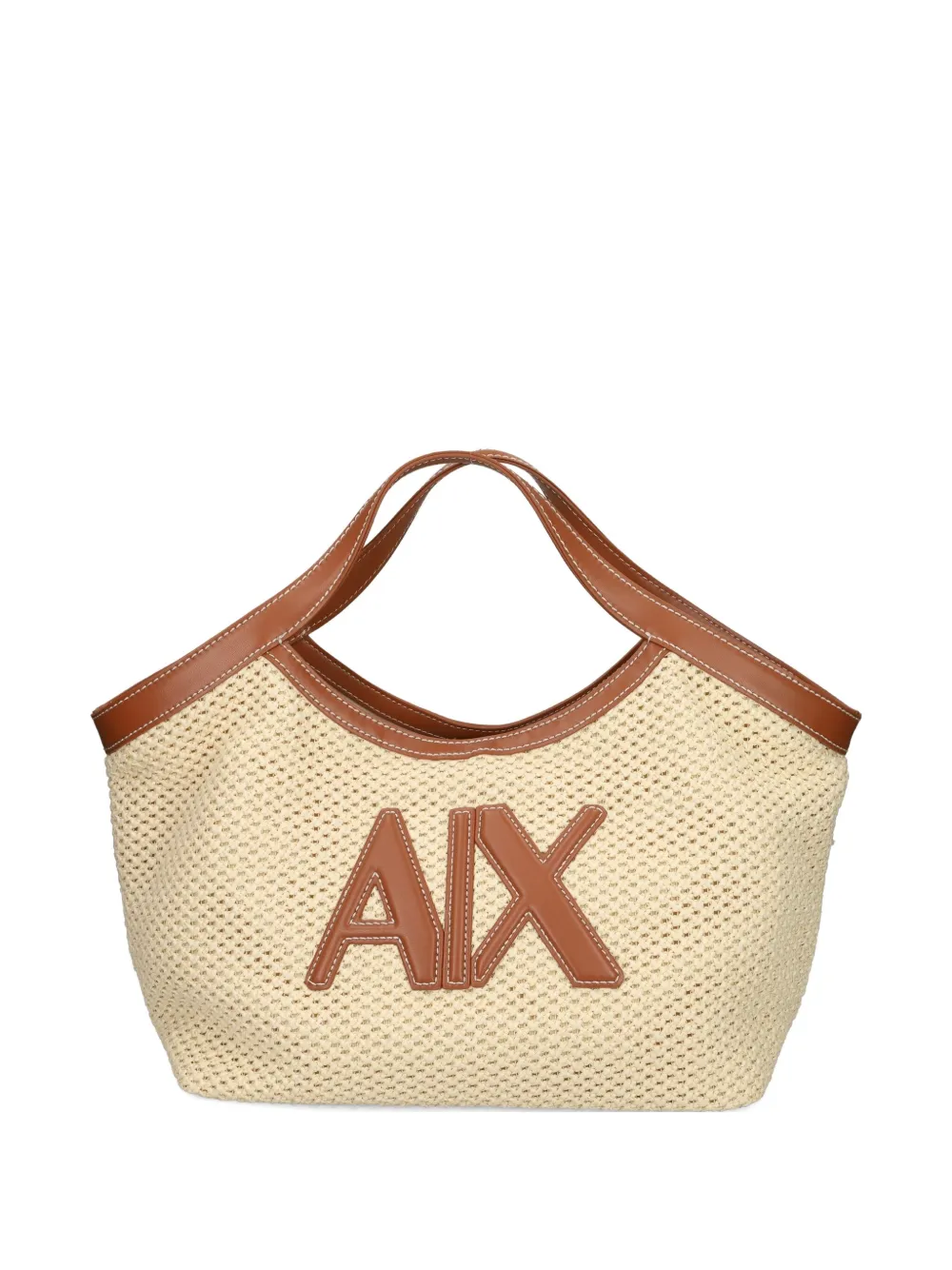 Armani Exchange tote entretejida | neutro | Image 1