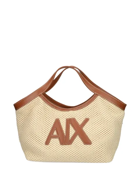 Armani Exchange شنطة عملية مضفرة