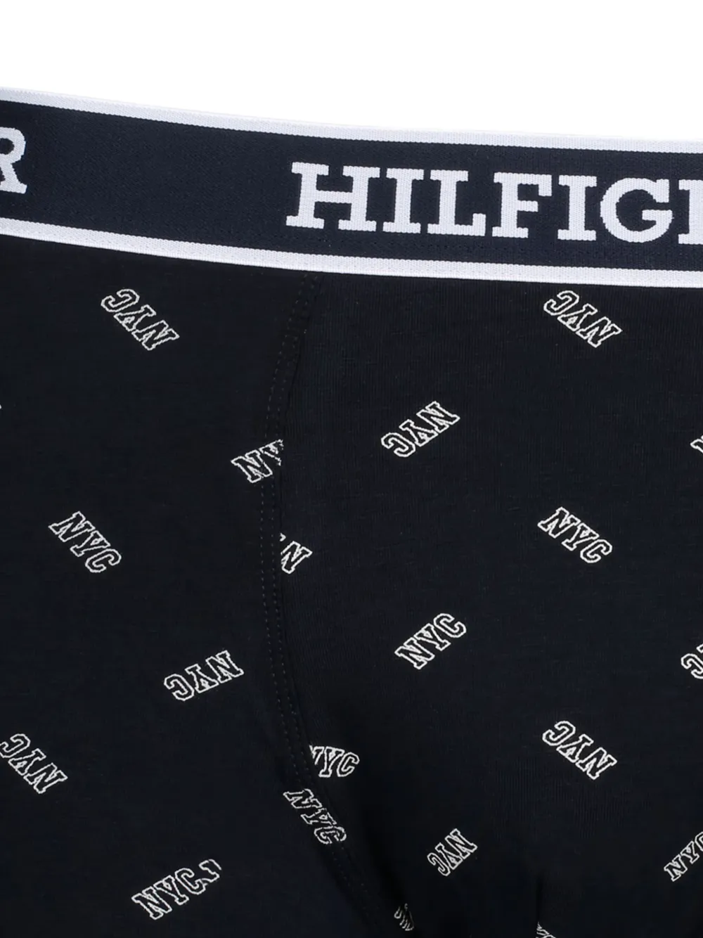 Tommy Hilfiger Drie boxershorts met logoband Zwart