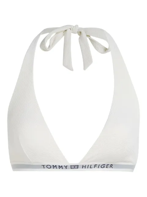 Tommy Hilfiger top de bikini con banda del logo