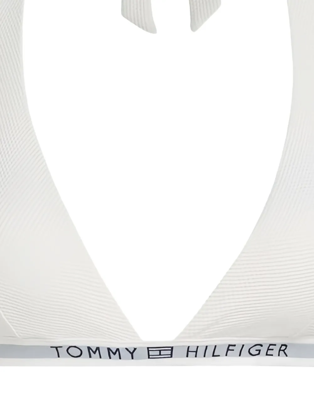 Tommy Hilfiger Bikinitop met logoband Wit