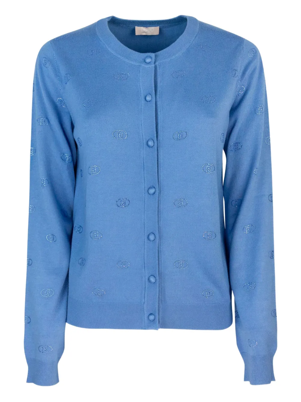 LIU JO Vest verfraaid met stras Blauw