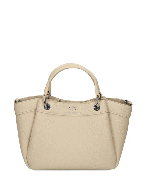 ARMANI EXCHANGE ロゴトートバッグ Armani Exchange ロゴ トートバッグ | ニュートラル | FARFETCH JP