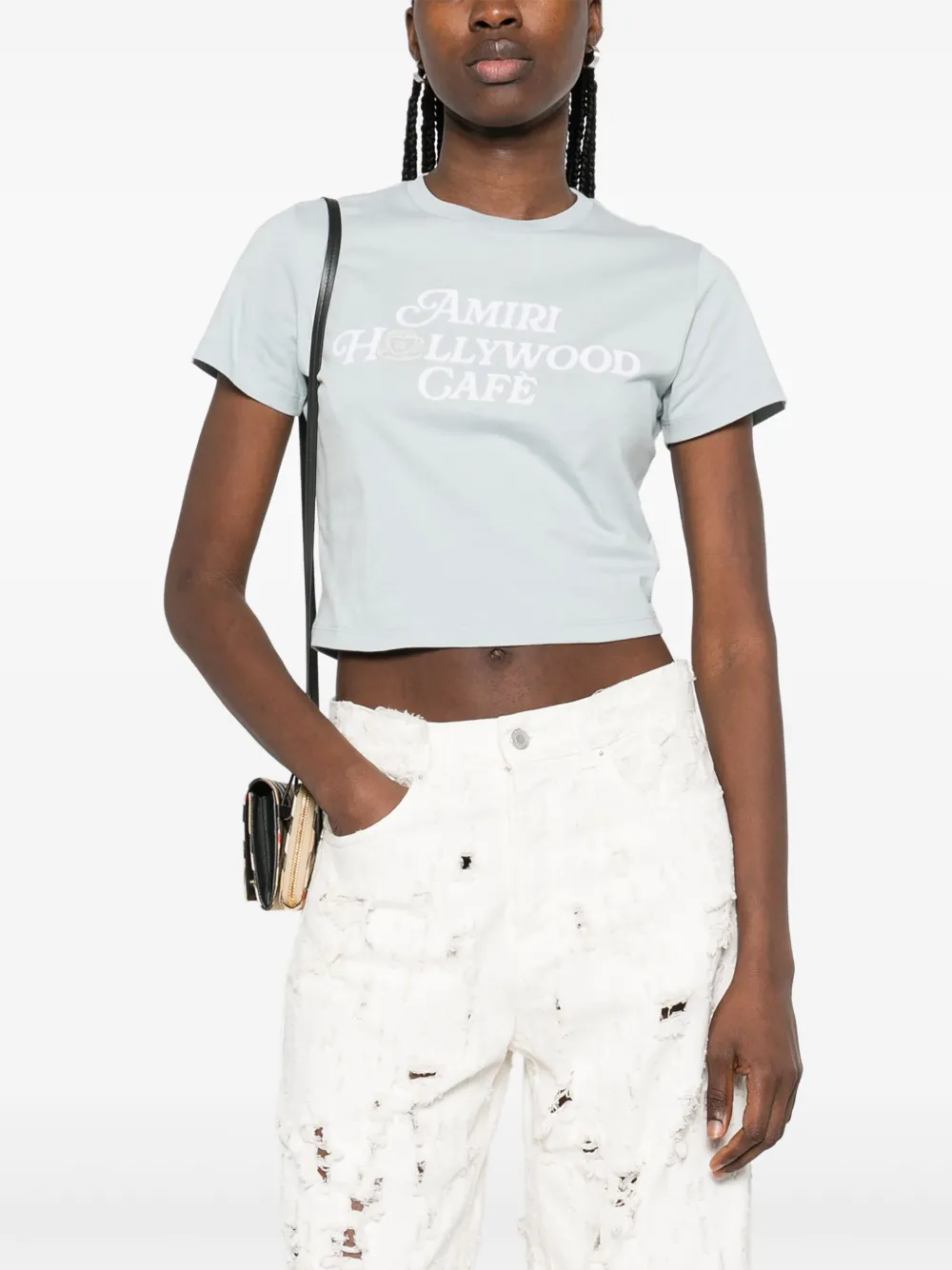 AMIRI Hollywood Café T-shirt Blauw