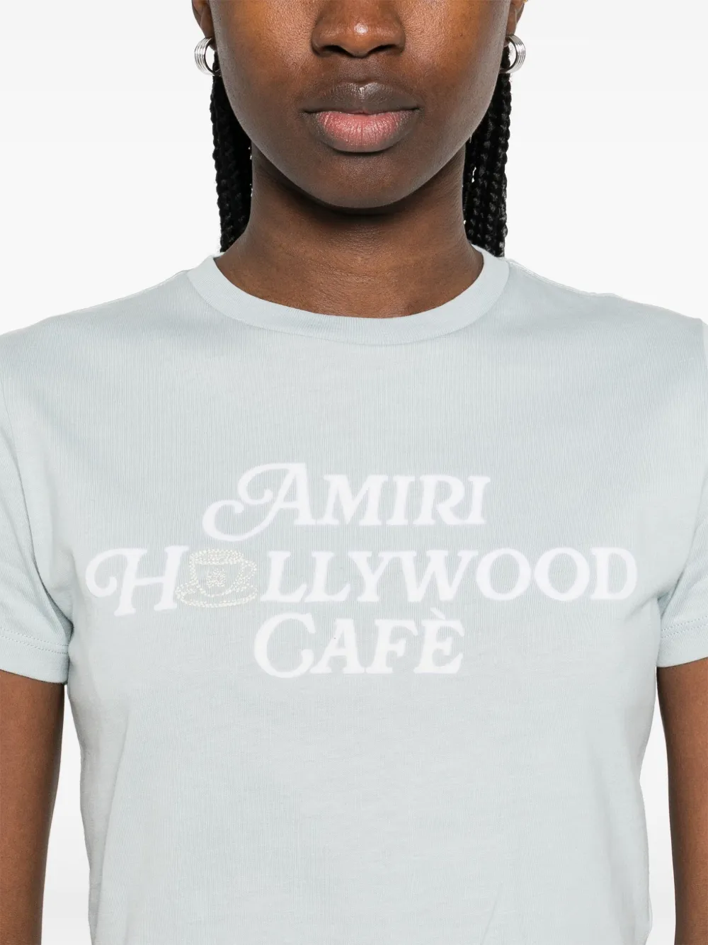 AMIRI Hollywood Café T-shirt Blauw