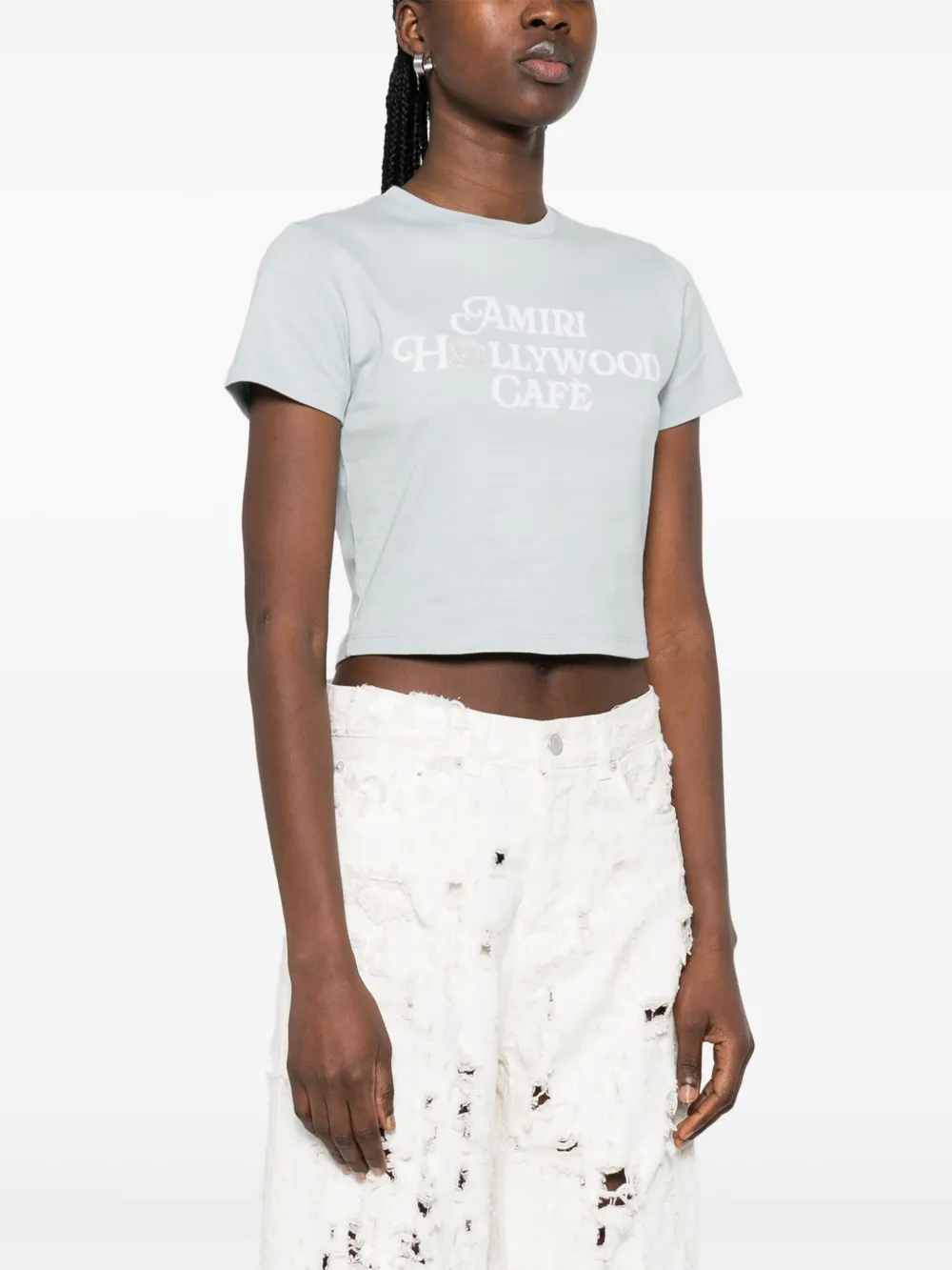 AMIRI Hollywood Café T-shirt Blauw
