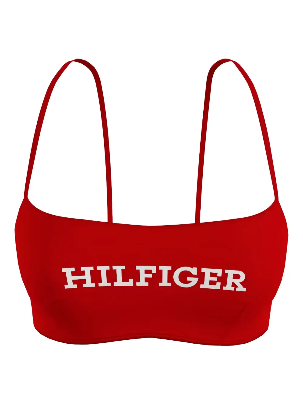 Tommy Hilfiger Bikinitop met logoprint Rood