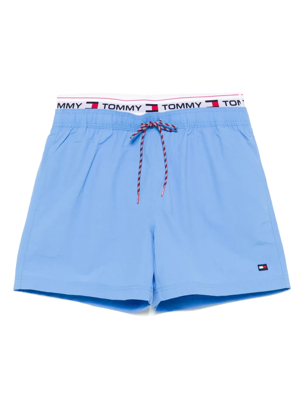 logo-band swim shorts