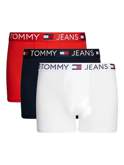Tommy Jeans pack de tres bóxeres con logo en la pretina